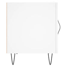 Load image into Gallery viewer, Comodini 2 pz Bianchi 40x40x50 cm in Legno Multistrato