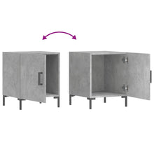 Carica l&#39;immagine nel visualizzatore di Gallery, Comodini 2 pz Grigio Cemento 40x40x50 cm in Legno Multistrato