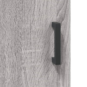 Comodini 2 pz Grigio Sonoma 40x40x50 cm in Legno Multistrato