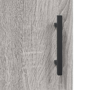 Comodini 2 pz Grigio Sonoma 40x40x50 cm in Legno Multistrato