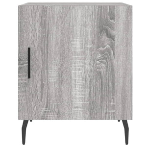 Comodini 2 pz Grigio Sonoma 40x40x50 cm in Legno Multistrato