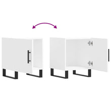 Carica l&#39;immagine nel visualizzatore di Gallery, Comodini 2 pz Bianchi 40x40x50 cm in Legno Multistrato