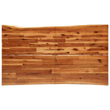 Carica l&#39;immagine nel visualizzatore di Gallery, Tavolo da Pranzo Bordi Vivi 140x80x75 cm Legno Massello Acacia