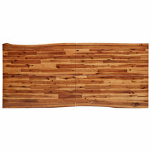 Carica l&#39;immagine nel visualizzatore di Gallery, Tavolo da Pranzo Bordi Vivi 200x90x75 cm Legno Massello Acacia