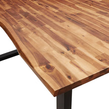 Carica l&#39;immagine nel visualizzatore di Gallery, Tavolo da Pranzo Bordi Vivi 200x90x75 cm Legno Massello Acacia