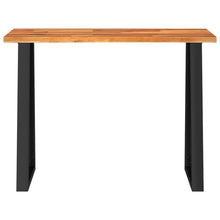 Load image into Gallery viewer, Mobiletto Consolle Bordi Vivi 110x35x80 cm Legno Massello Acacia