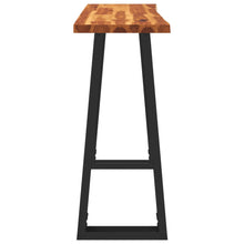 Load image into Gallery viewer, Mobiletto Consolle Bordi Vivi 110x35x80 cm Legno Massello Acacia