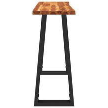 Laden Sie das Bild in den Galerie-Viewer, Mobiletto Consolle Bordi Vivi 110x35x80 cm Legno Massello Acacia