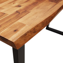 Load image into Gallery viewer, Mobiletto Consolle Bordi Vivi 110x35x80 cm Legno Massello Acacia