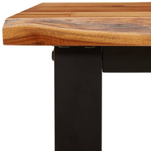 Laden Sie das Bild in den Galerie-Viewer, Mobiletto Consolle Bordi Vivi 140x40x80 cm Legno Massello Acacia
