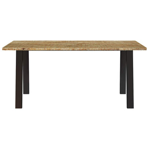 Tavolo da Pranzo 150x90x75 cm in Legno Massello di Acacia