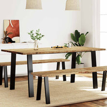 Indlæs billede til gallerivisning Tavolo da Pranzo 150x90x75 cm in Legno Massello di Acacia