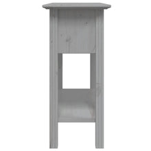 Laden Sie das Bild in den Galerie-Viewer, Tavolo Consolle BODO 91x35x74 cm Legno Massello Pino Grigio