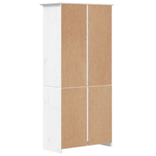 Charger l&#39;image dans la galerie, Libreria BODO 5 Ripiani 82x40x173 cm Legno Massello Pino Bianco