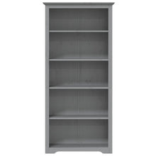 Charger l&#39;image dans la galerie, Libreria BODO 5 Ripiani 82x40x173 cm Legno Massello Pino Grigia