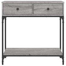 Indlæs billede til gallerivisning Mobiletto Consolle Grigio Sonoma 75x34,5x75cm Legno Multistrato