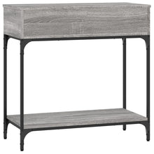 Indlæs billede til gallerivisning Mobiletto Consolle Grigio Sonoma 75x34,5x75cm Legno Multistrato