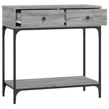 Indlæs billede til gallerivisning Mobiletto Consolle Grigio Sonoma 75x34,5x75cm Legno Multistrato