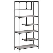Carica l&#39;immagine nel visualizzatore di Gallery, Libreria Grigio Sonoma 81x36x176 cm in Legno Multistrato