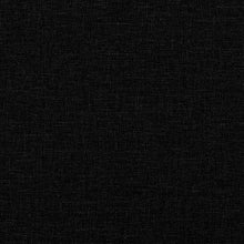 Carica l&#39;immagine nel visualizzatore di Gallery, Divano a 2 Posti con 2 Cuscini Decorativi Nero 120 cm in Tessuto