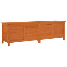 Carica l&#39;immagine nel visualizzatore di Gallery, Baule da Giardino Marrone 198,5x50x56,5 cm in Massello di Abete