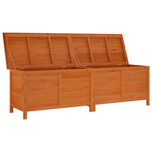 Carica l&#39;immagine nel visualizzatore di Gallery, Baule da Giardino Marrone 198,5x50x56,5 cm in Massello di Abete