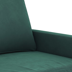Poltrona Verde Scuro 60 cm Velluto