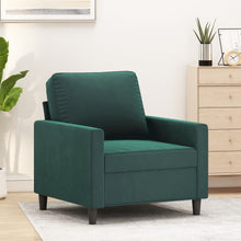 Charger l&#39;image dans la galerie, Poltrona Verde Scuro 60 cm Velluto