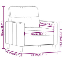 Load image into Gallery viewer, Poltrona Rosso Vino 60 cm in Tessuto