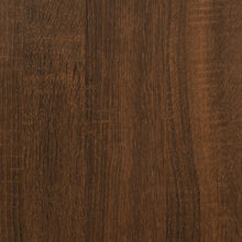 Laden Sie das Bild in den Galerie-Viewer, Pouf con Contenitore Rovere Marrone 42x42x45 cm in Legno Multistrato