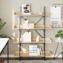 Carica l&#39;immagine nel visualizzatore di Gallery, Libreria 4 Ripiani Rovere Sonoma 100x33x145,5 Legno Multistrato