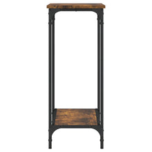 Carica l&#39;immagine nel visualizzatore di Gallery, Mobiletto Consolle Rovere Fumo 75x30,5x75 cm Legno Multistrato