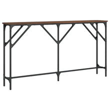 Laden Sie das Bild in den Galerie-Viewer, Mobiletto Consolle Rovere Marrone 140x23x75 cm Legno Multistrato