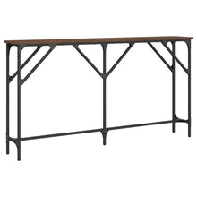 Laden Sie das Bild in den Galerie-Viewer, Mobiletto Consolle Rovere Marrone 140x23x75 cm Legno Multistrato