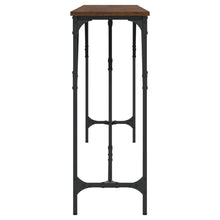 Carica l&#39;immagine nel visualizzatore di Gallery, Mobiletto Consolle Rovere Marrone 200x29x75 cm Legno Multistrato