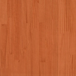 Panca da Ingresso Marrone Cera 100x28x45 cm Legno Massello Pino