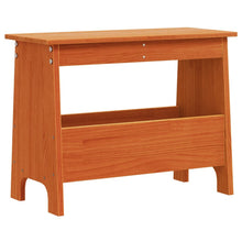 Load image into Gallery viewer, Panca da Ingresso Marrone Cera 60x28x45 cm Legno Massello Pino