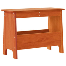 Load image into Gallery viewer, Panca da Ingresso Marrone Cera 60x28x45 cm Legno Massello Pino