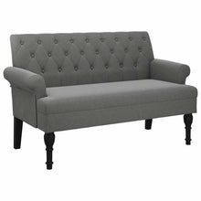 Load image into Gallery viewer, Divanetto Grigio Scuro 120x62x75,5 cm in Tessuto