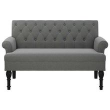 Load image into Gallery viewer, Divanetto Grigio Scuro 120x62x75,5 cm in Tessuto