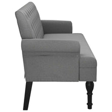 Load image into Gallery viewer, Divanetto Grigio Scuro 120x62x75,5 cm in Tessuto