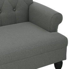 Load image into Gallery viewer, Divanetto Grigio Scuro 120x62x75,5 cm in Tessuto