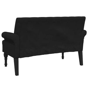 Divanetto Nera 120x62x75,5 cm in Tessuto