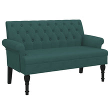 Load image into Gallery viewer, Divanetto Verde Scuro 120x62x75,5 cm in Tessuto