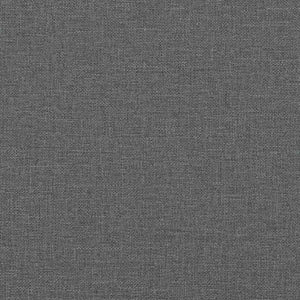 Divanetto con Cuscini Grigio Scuro 113x64,5x75,5 cm in Tessuto