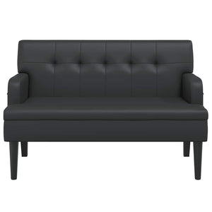Divanetto Nera 112x65,5x75 cm in Similpelle
