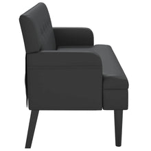 Load image into Gallery viewer, Divanetto Nera 112x65,5x75 cm in Similpelle