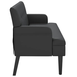 Divanetto Nera 112x65,5x75 cm in Similpelle