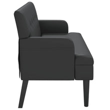 Load image into Gallery viewer, Divanetto Nera 112x65,5x75 cm in Similpelle