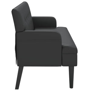 Divanetto Nera 112x65,5x75 cm in Similpelle